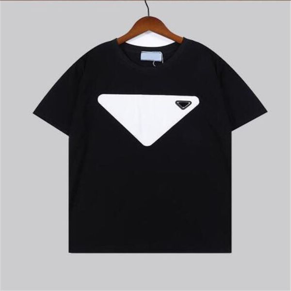 

new fashion mens womens t-shirt designer summer clothing black white short sleeve tees casual hip hop streetwear tshirts with inverted trian