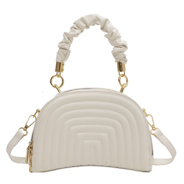 

designer shell bag crossbody with good leather and chain versatile for women in 6 color 22cm