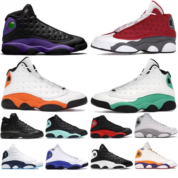 

13 basketball shoes jumpman 13s mens bred gym red flint grey starfish black island green womens sneakers class of
