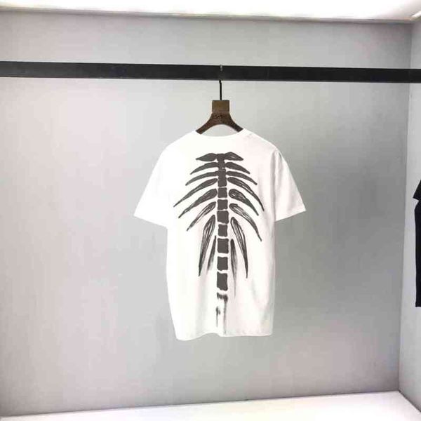 

2022ss spring and summer new high grade cotton printing short sleeve round neck panel t-shirt size: m--xl-xxl-xxxl color: black white 2mi2