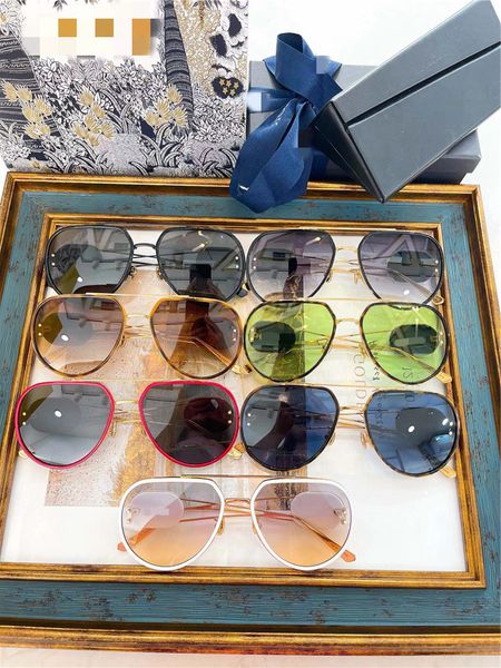 

50% discount for factory direct sales2022 new d sunglasses net red same large letter leg personalized fashion sunglasses women, White;black