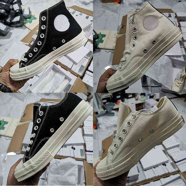

new luxury classic skate shoes chuck canvas play jointly big eyes high dot heart women men fashion designer sneakers chaussures