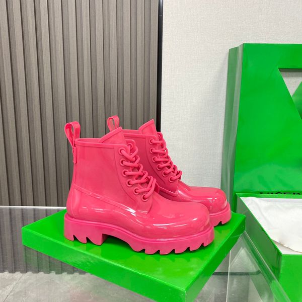 

new lady martens rain boots design for women luxury fashion shoes tpu waterproof multicolor, Black