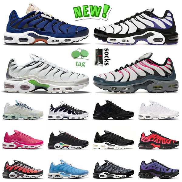 

tn plus se sports running shoes mens women club persian violet white neon green pink teal volt terrascape mint green oreo triple black sneak, White;red