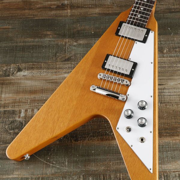 

: flying v antique natural electric guitar#2 same of the pictures
