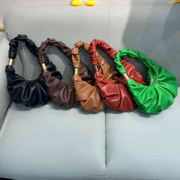 

original edition designer handbags bottegas's venetass style women's bag trend cloud fold portable shoulder summer versatile small