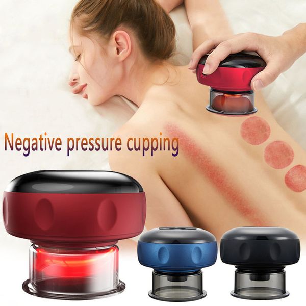 

electric vacuum cupping massage sunction slimming body massager device guasha anti-cellulite heating negative pressure therapy 220712
