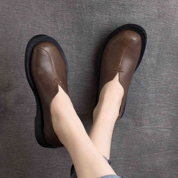 

sandals spring british leather overshoot flat sole soft shoes deep mouth single 5qd9, Black