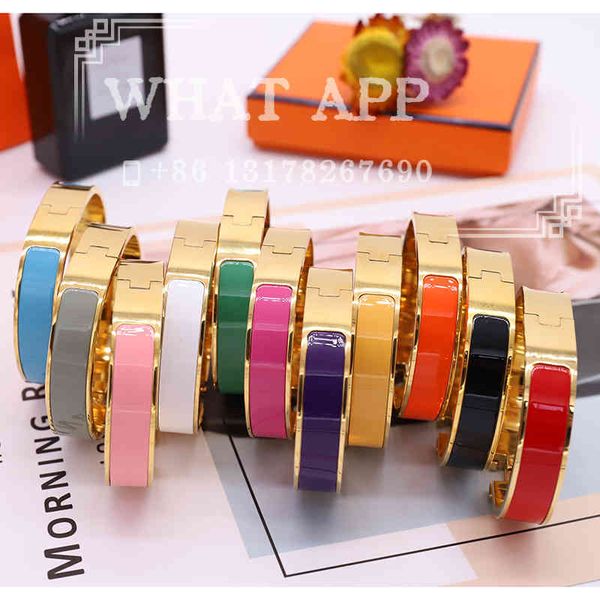 

enamel rainbow bracelets woman cuff fashion bracelet for man women jewelry jewelrys 11 color optional link2, White