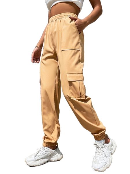 

flap pocket slant pocket pants 75cw#, Black;white