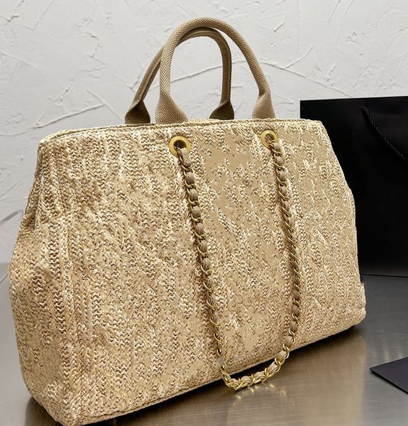 

latest style canvas beach bag shopping bag super capacity mommy bags classic fashion seaside essential item handbagss