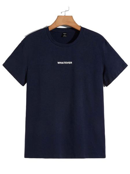 

men letter graphic tee n1l6#, White;black