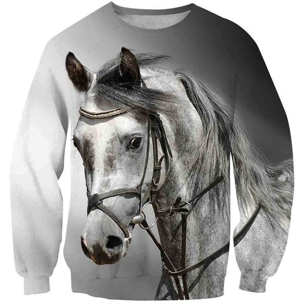 

3d wolf/horse/lion/clowns boys sweatshirt teens spring autumn pullover for boys kids clothes children long sleeve pullover lj201128, Blue