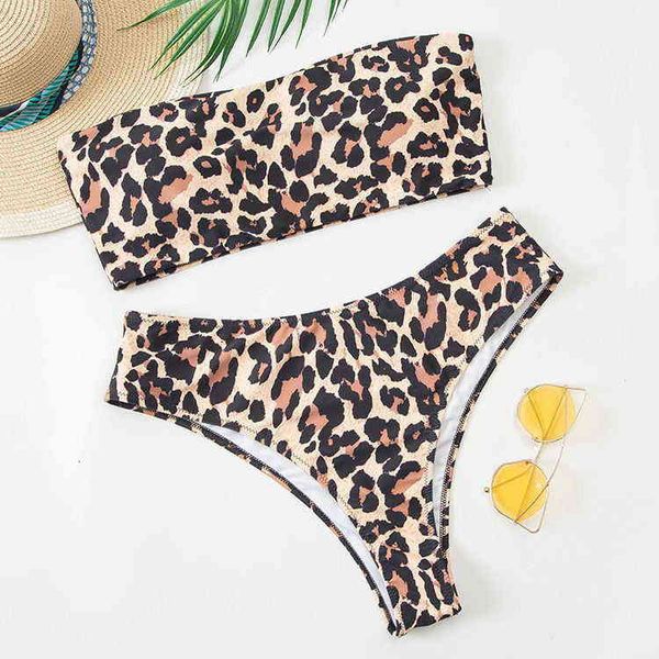 

product leopard main print bra large swimsuit women's split bikini, White;black