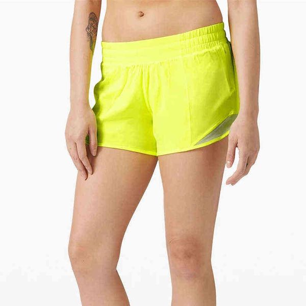 

lu you want sports fast dry women yoga shorts summer patchwork mesh 2.5 inch short running fitness elastic waist, White;black