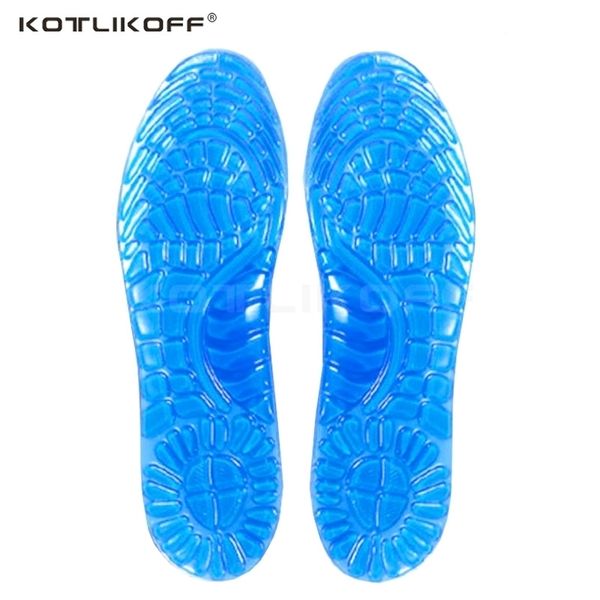 

kotlikoff soft shock absorption gel insoles cushion running walking comfortable massaging gel insoles for shoes sole woman men 210402, White;pink