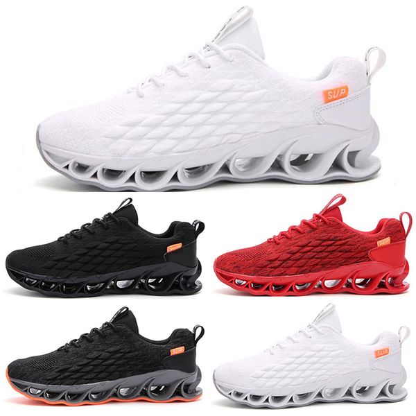 

2022 running shoes for mens comfortable breathable jogging triple black white red neon grey bule sports sneakers trainers size 39-45