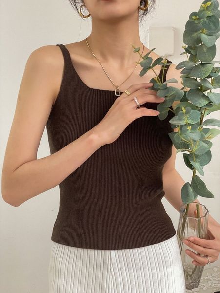 

dazy rib-knit solid knit x8iq#, White;black