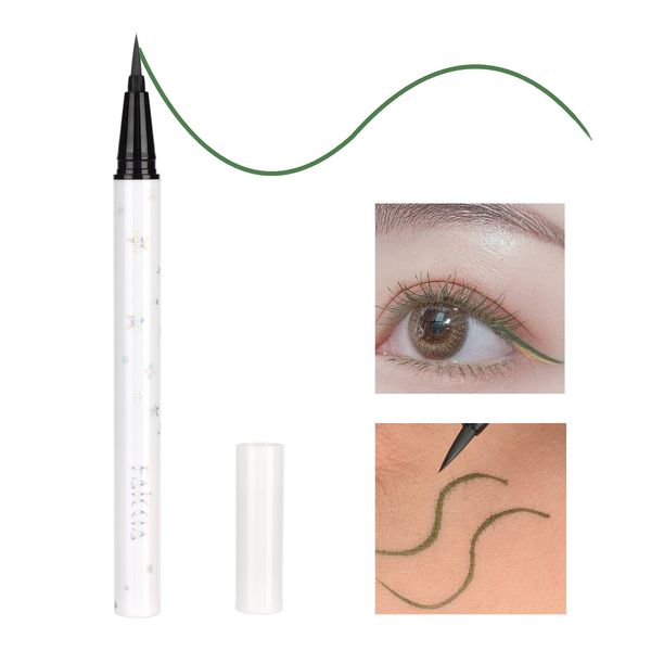 

waterproof non-smudge color eyeliner #10 forest green 1pc