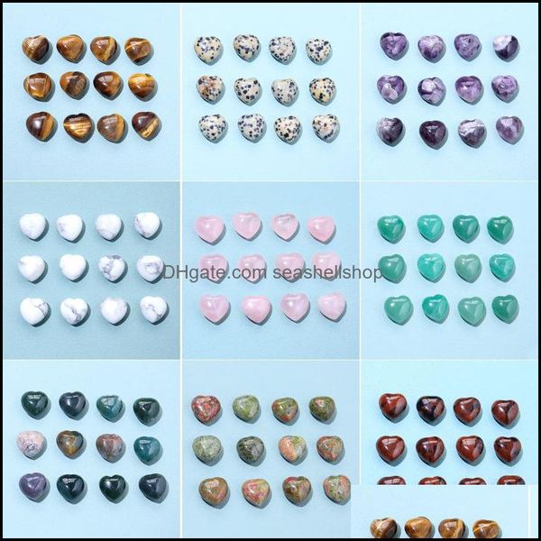 

stone natural pink crystal 15mm heart shape ornaments quartz healing crystals energy reiki gem craft hand pieces living dhseller2010 dhgnp, Black
