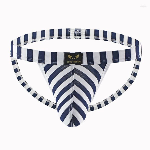 Mutande Intimo uomo Sexy Gay Sospensorio Cotone Traspirante Perizoma G-String Cueca Tanga Confortevole Bikini Mutande