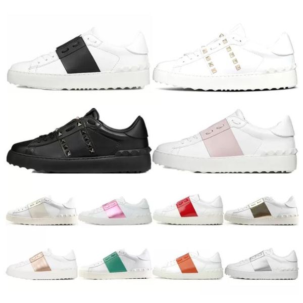 

men women dress shoes classic white black red golden mens womens leather shoes trainers sneaker outdoor sports shoe