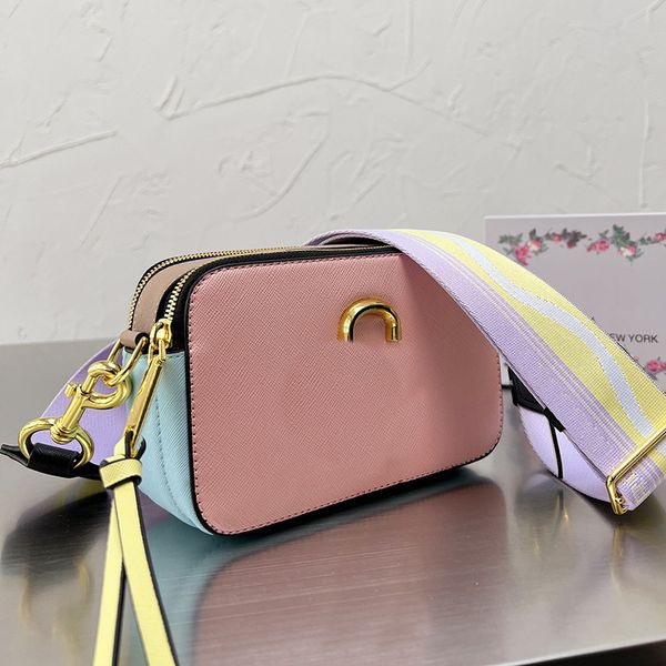 

crossbody bags letter shoulder bag women flap handbag plain genuine leather thread double zipper hardware letter metal two detachable straps