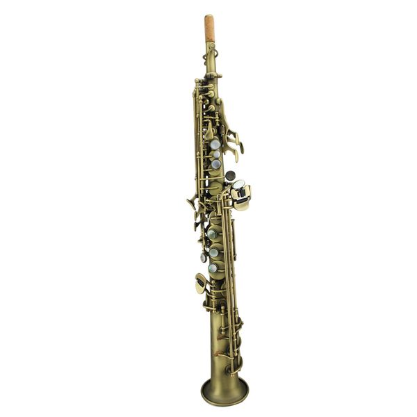 

tide music intermediate use antique color straight soprano saxophone