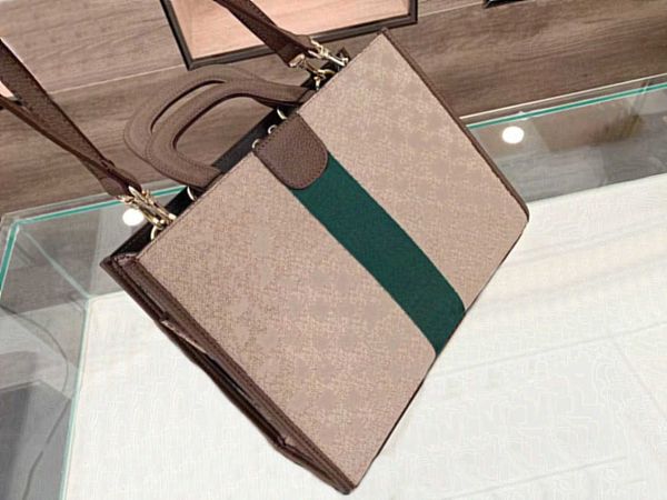 

classic brand ladies tote bag shoulder bag canvas and leather letter print designer women's shopping bag handbag wallet