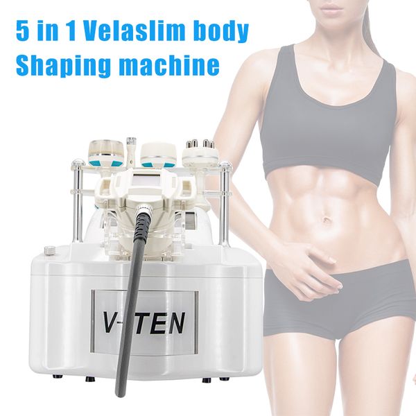 40khz Cavitation Professional 5 In 1 Sistema dimagrante Velaslim Body Shape Vacuum Roller BIO RF macchina dimagrante per la riduzione del grasso