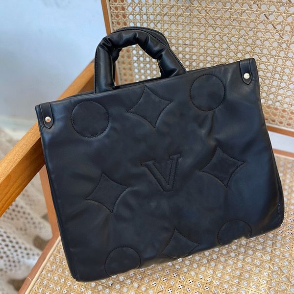 

totes women one shoulder shopping bag big high-capacity genuine leather pvc material wholesale fashion bags mom handbag tote two color splic