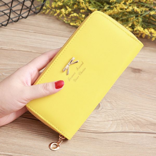 

fashion solid color ladies wallet simple personality fashion jfgmgh, Red;black