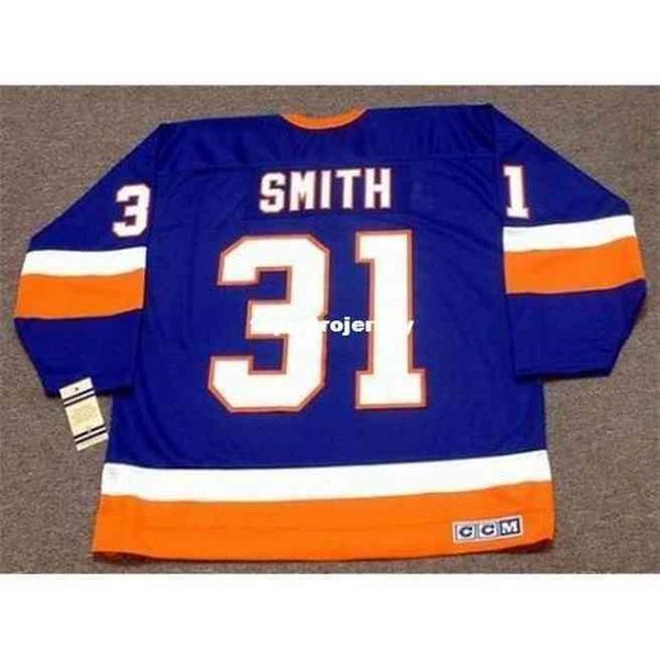 

shirts mens billy smith 1982 ccm vintage retro hockey jersey, Gray