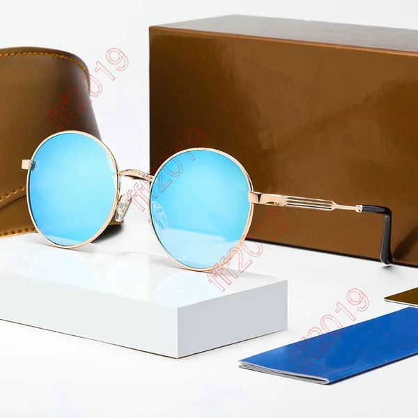 

2022 fashion round sunglasses men brand design women shades retro alloy sun glasses uv400 eyewear oculos de sol lunette de soleil, White;black