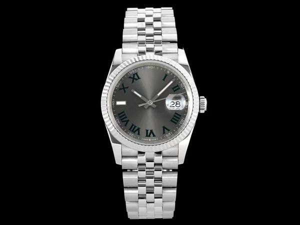 

diw monte de luxe 36mm men watches 3235automatic mechanical movement watches 904l fine steel case clasp diamond watch /0007, Slivery;brown