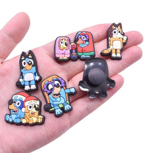 

wholesale anime cartoon croc charms pvc soft rubber shoecharms buckle deocration for clog bracelet wristband charm, White;pink