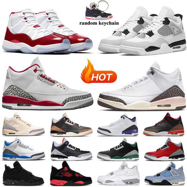 

4s basketball shoes mens unc 6s white oreo fire red bred patent 12s playoffs 13s flint men sport sneakers trainers size 5.5-13