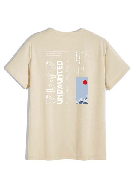 

romwe guys letter graphic tee z8x6#, White;black