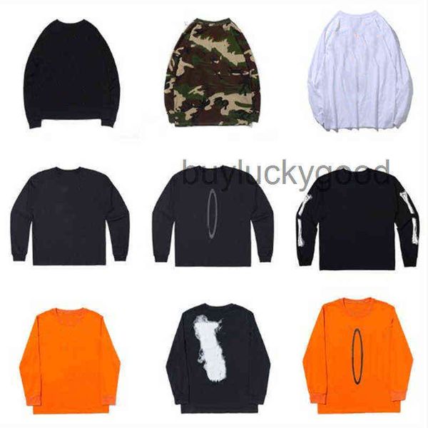

designer clothes factory outlet brand hoodie men's hoodies hip-hop orange purple big v printing sweater sweatshirts pullover friends eu, Black
