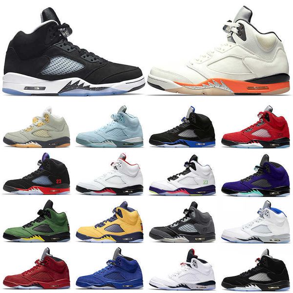 

2022 jumpman 5 men basketball shoes 5s shattered backboard oreo racer blue jade horizon bluebird raging bull white cement black metallic