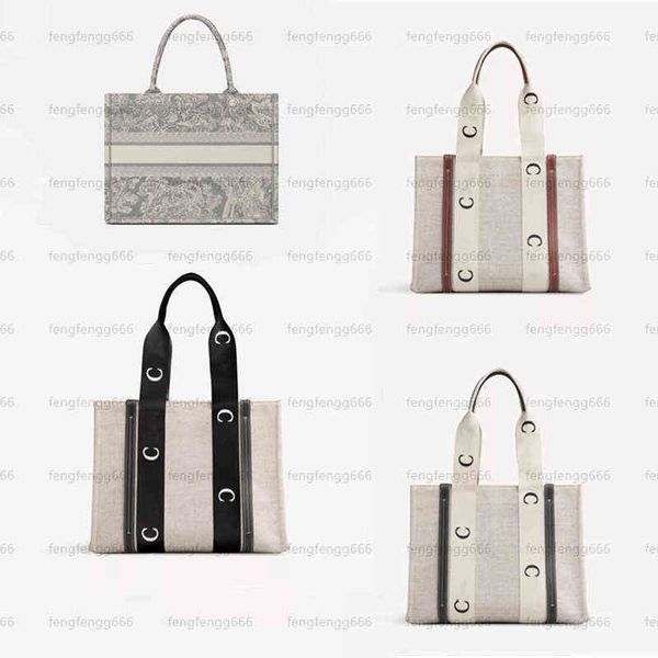 

3aa5 quality women handbags woody tote multicolor shopping bag handbag high nylon hobo fashion linen large beach bags travel crossbody shoul, Red;black