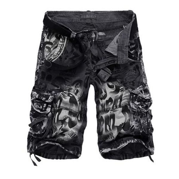 Design Men Cimeflaging Shorts militare Shorts Bermuda Masculina Jeans Maschio Fashi