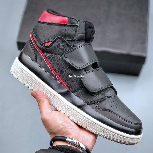 

double strap black gym red basketball shoe for men skates boot mens sneakers women skate boots womens sports shoes aq7924-016