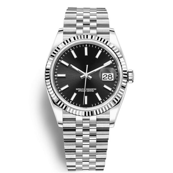 

fashion datejust watches mens watch ceramic ring full stainless steel super bright 5 atm waterproof sapphire glass automatic machi232l, Slivery;brown