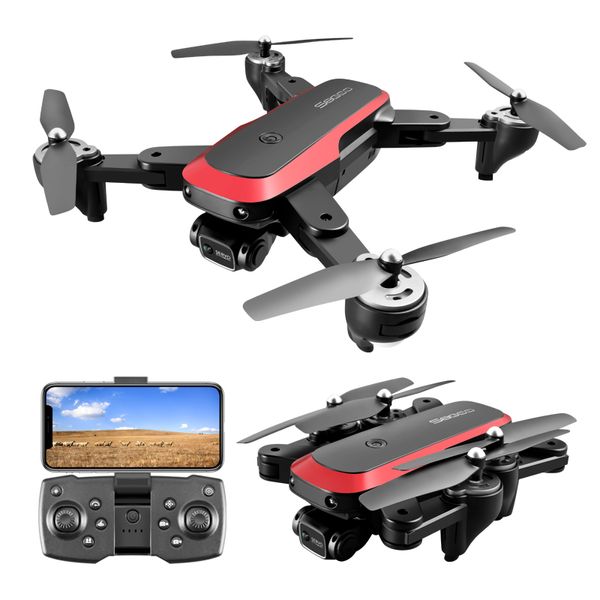 Drrone 4K Professional Aerial Photography ESC Dual Camera Posizionamento ottico Posizionamento Ottico Elicottero Folding Gimbal RC Quadcopter Droni S8000