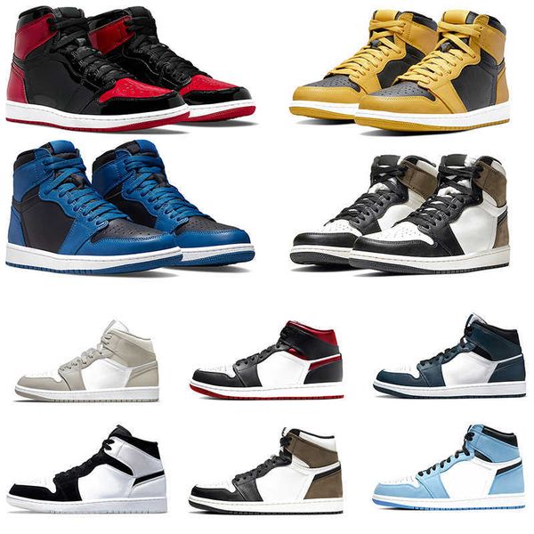 

basketball shoes 1s men women jumpman 1 heritage patent bred pollen red rebellionaire diamond shorts dark mocha triple white 2.0 trainers