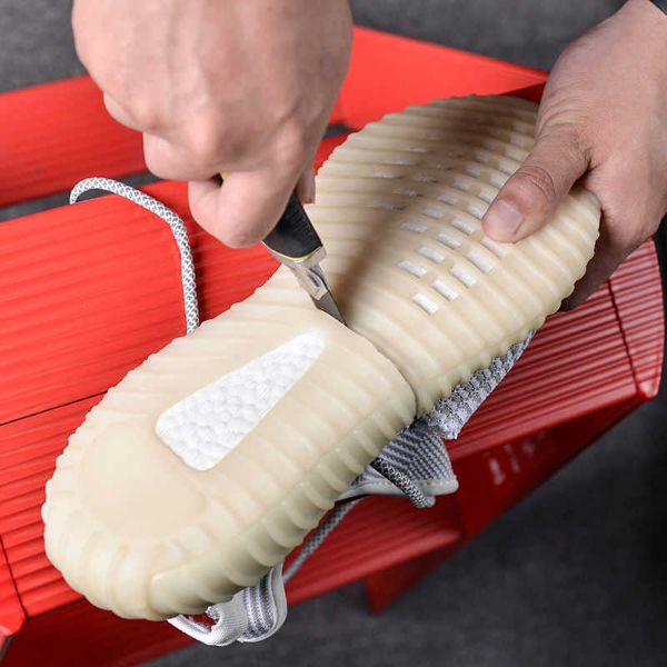 

2022 elling summer men's women's poison ice blue sky star explosion white cream putian high version walking running sport shoes sn, Black