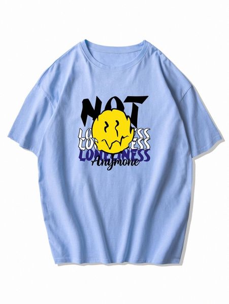 

romwe guys cartoon & letter graphic tee i2zw#, White;black