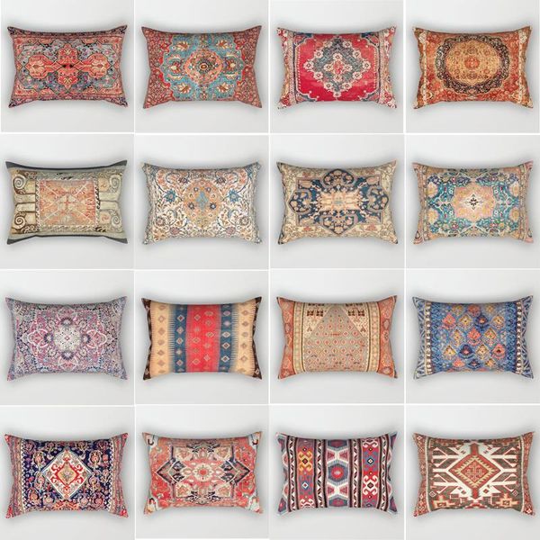 

30x50cm moroccan style pillowcase persian retro living room sofa waist cushion cover home decor