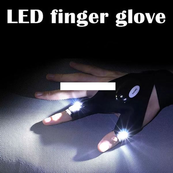 

repair kits led finger gloves night car motorcycle tools work outdoors survival tool creative hiking lighting glove